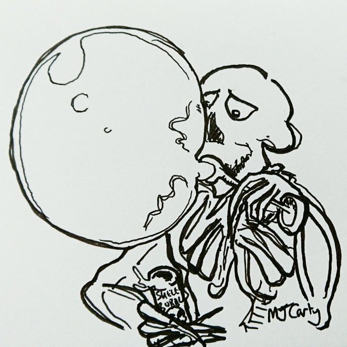 SkeletonBlowingBubbles
