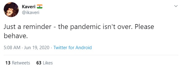KaveriTweet19June2020