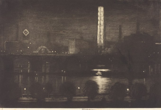 800px-Joseph_Pennell,_London_Night,_Whiskey_and_Tea,_1909,_NGA_9571