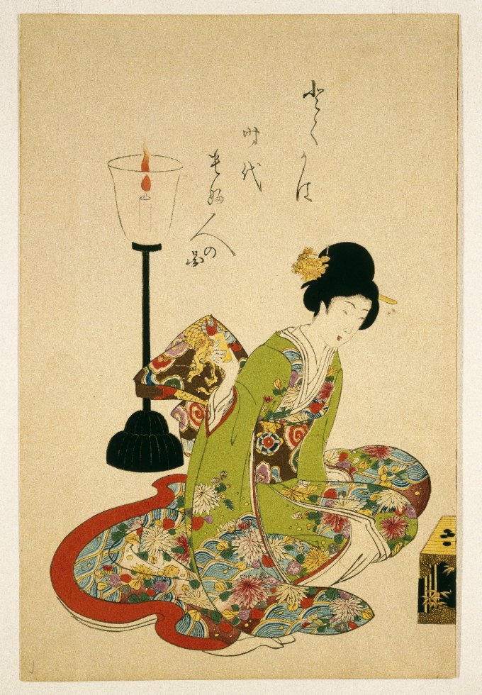 Brooklyn_Museum_-_A_Seated_Woman_with_a_Lacquer_Candle_Stand_-_Toyohara_Chikanobu