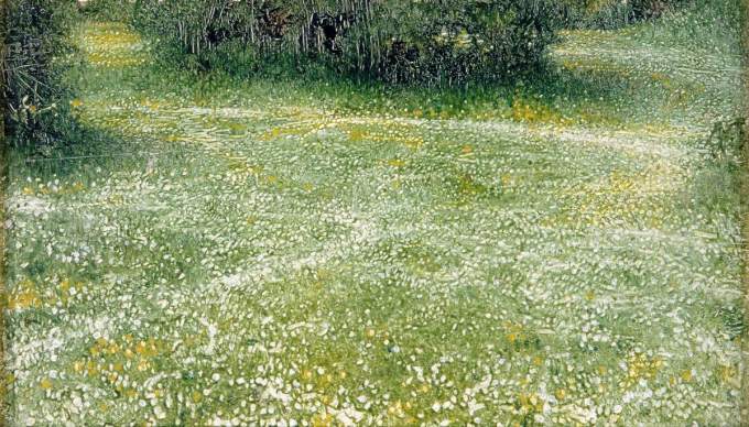 Hacker, Arthur, 1858-1919; Daisies at Burnham