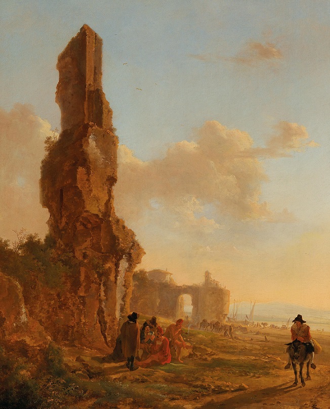 Jan_Both_-_An_Italianate_landscape_with_ruins_jan-both-460555